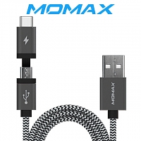 Momax Elite Link Type-C + microUSB Sync Charging Cable