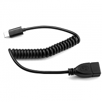 USB 3.1 Type-C OTG Curled Cable