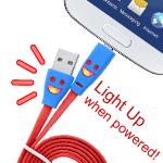 Micro USB Colorful Flat Cable