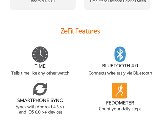 MyKronoz ZeFit Bluetooth Smartwatch