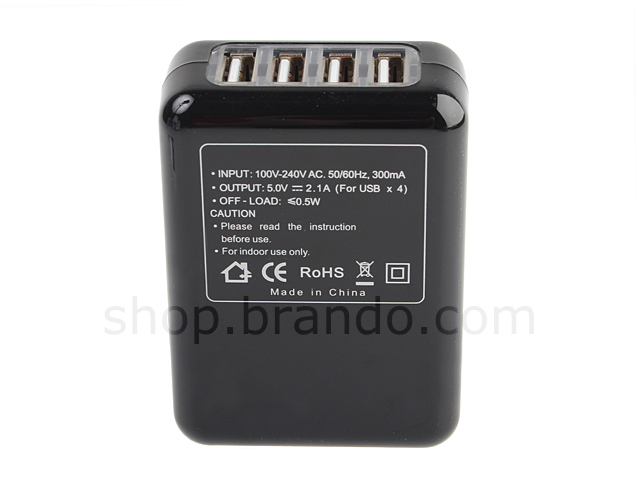 Four Port USB AC Power Adapter