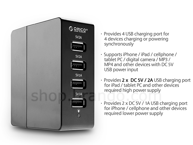 Orico 4-Port USB Charger