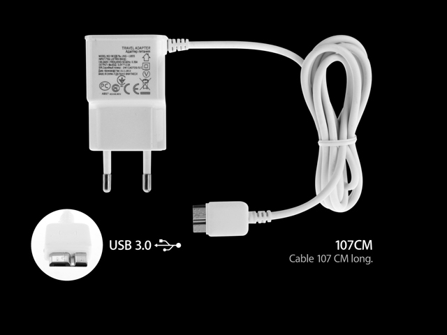 EU AC to USB 3.0 Charger