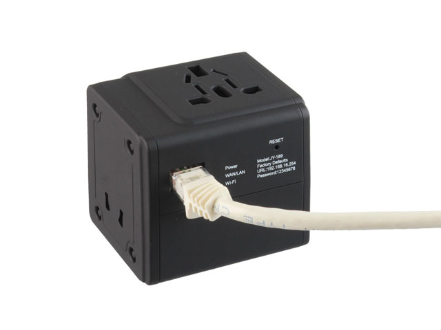 Wi-Fi Universal Travel Adapter with Dual USB AC Charger
