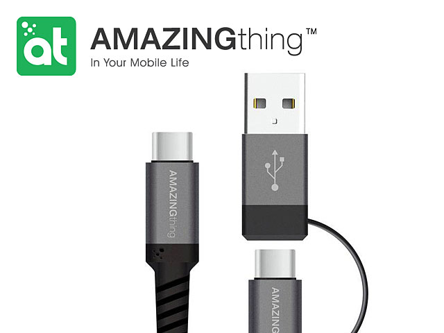 AMAZINGthing Supreme Link 2-In-1 Type-C Cable