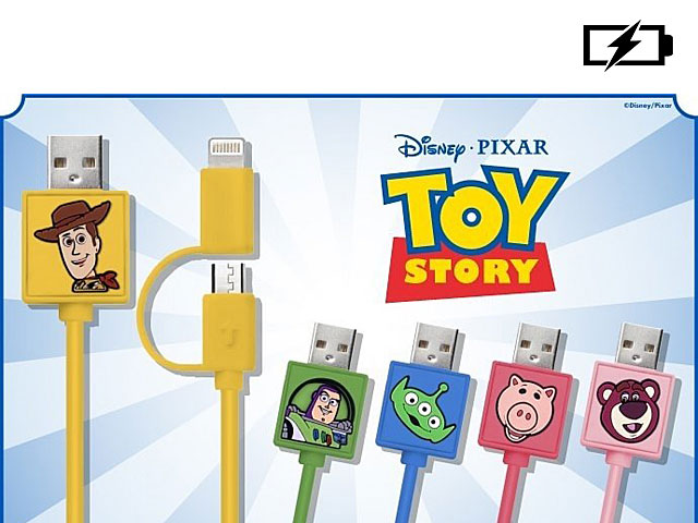 Toy Story Series 2-in-1 Lightning + microUSB Fast Charging Cable