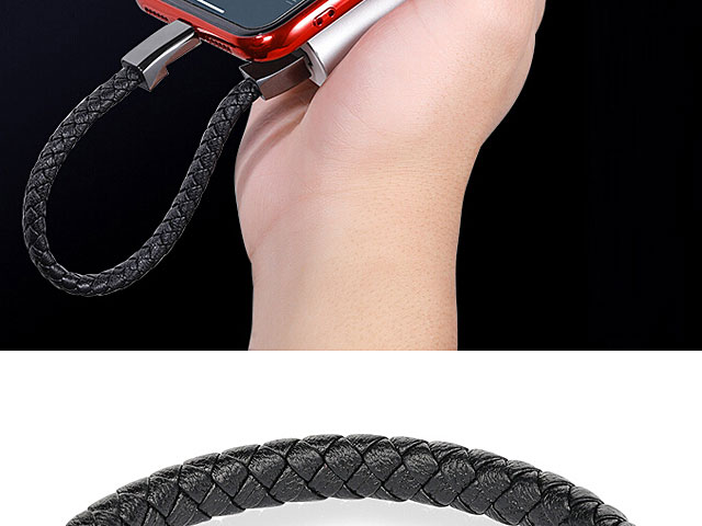 Leather Bracelet Cable