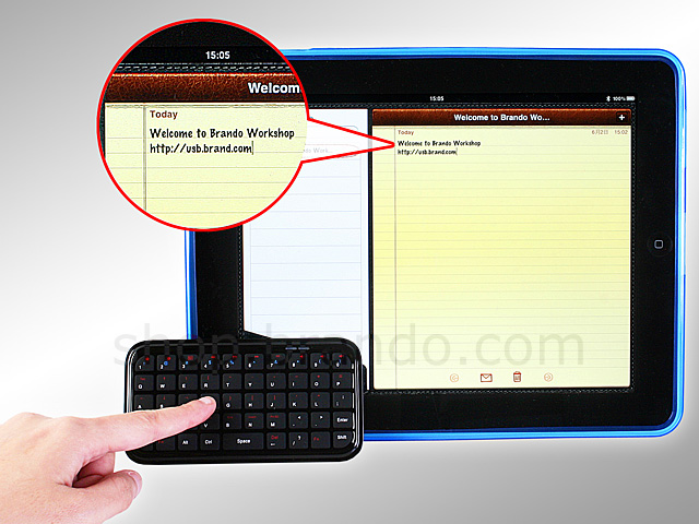 Mini Plam-Size Bluetooth Multimedia Keyboard