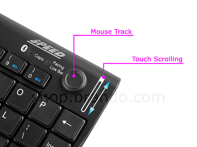 Mini Bluetooth Keyboard with Mouse Track