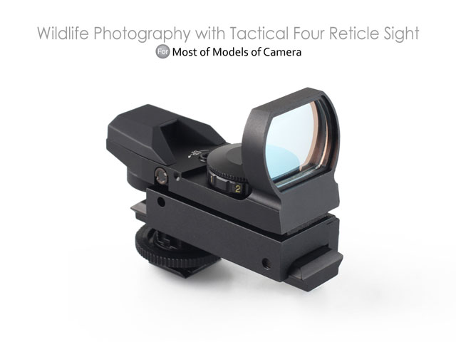Wildlife Photography with Tactical Four Reticle Sight