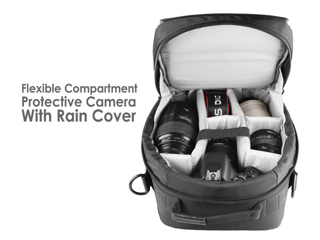 Flexible Compartment Protective Camera with Rain Cover
