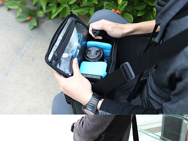 ROCK Multifunction Shoulder Camera Bag - L Size