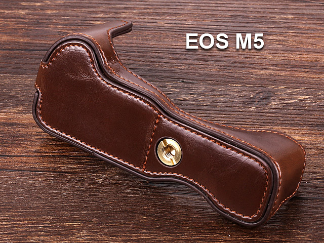 Canon EOS M5 Half-Body Leather Case Base