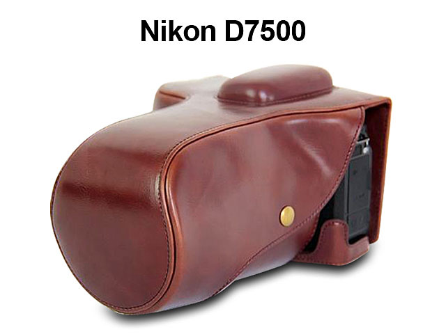 nikon leather camera bag