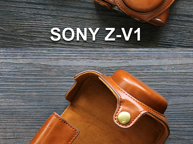 SONY Z-V1 Leather Case with Leather Strap
