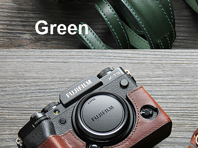 Fujifilm X-T5 Half-Body Genuine Leather Case Base