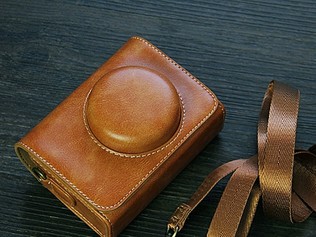 Sony ZV-1 II Leather Case with Leather Strap