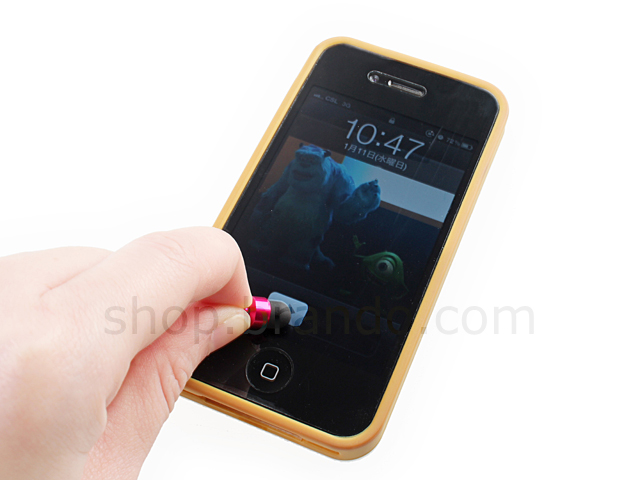 Plug-in 3.5mm Fashion Tiny Ear Cap + Touch Panel Stylus