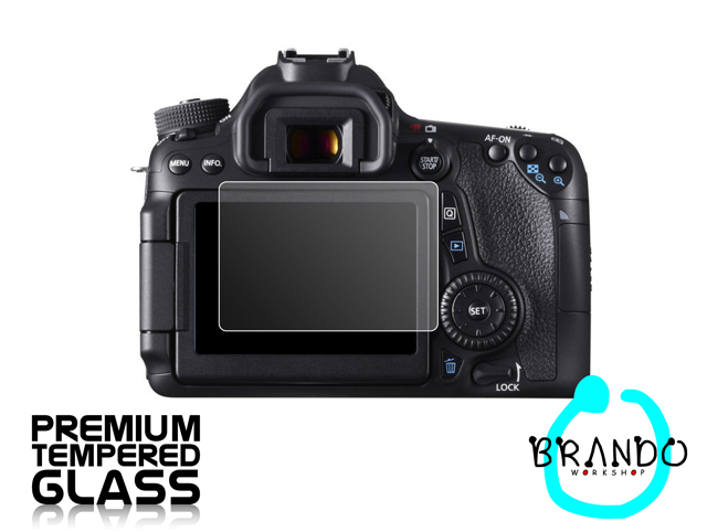 Brando Workshop Premium Tempered Glass Protector for Camera (Canon EOS 70D)
