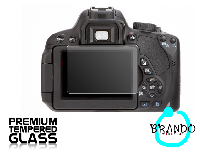 Brando Workshop Premium Tempered Glass Protector for Camera (Canon EOS 650D)