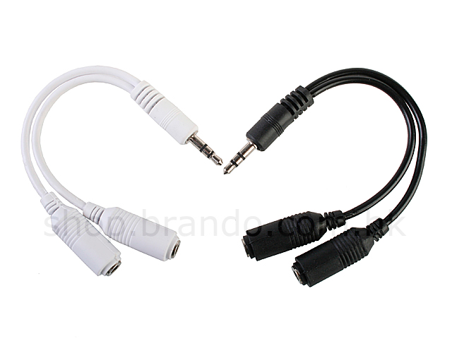 White Stereo Splitter Cable