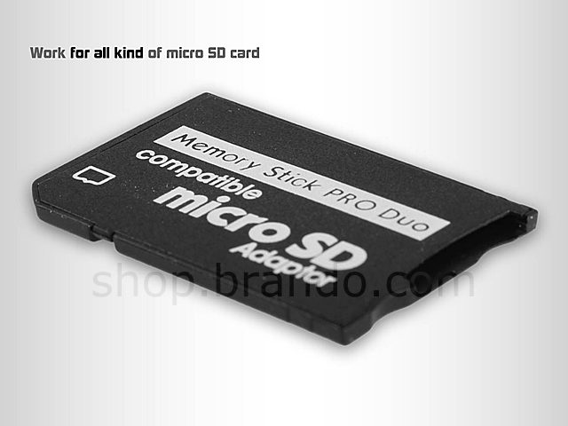 Адаптер карт памяти microSD Memory Stick Pro Duo для PSP ( гарантия 1 месяц)