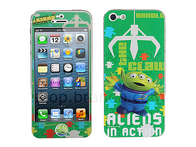iPhone 5 Phone Sticker Front/Side/Rear Combo Set - Alien