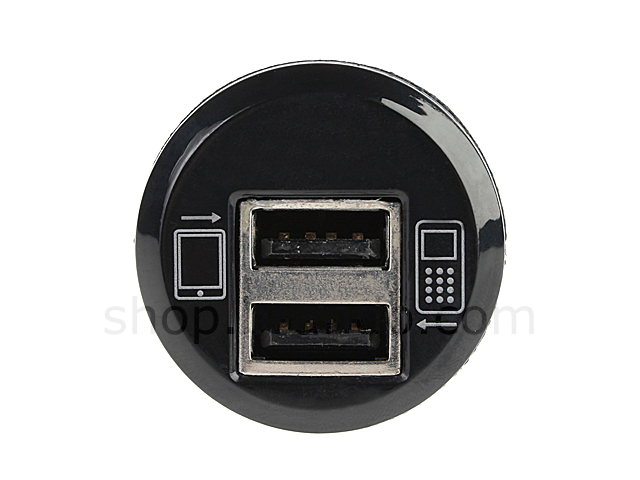 Dual USB Ports Car Adapter (CC26-IPA)