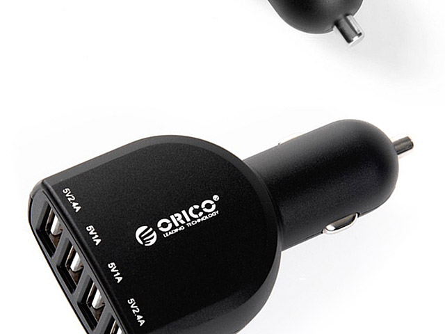 ORICO Quadruple USB Car Charger - 6.8A