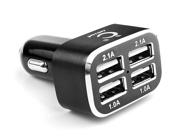 Quadruple USB Car Adapter - 6.2A