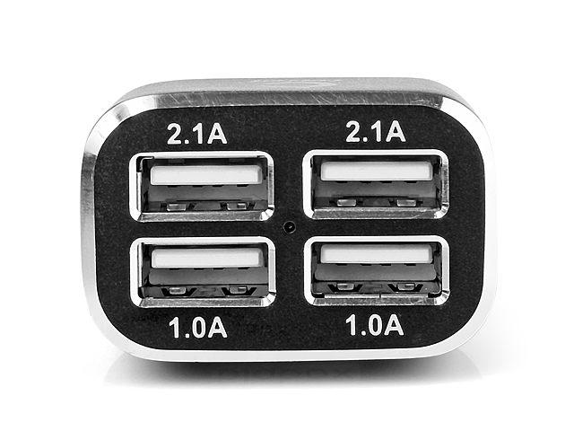 Quadruple USB Car Adapter - 6.2A