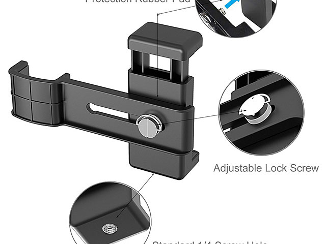 Smartphone Fixing Clamp 1/4 inch Holder Mount Bracket for DJI OSMO Pocket