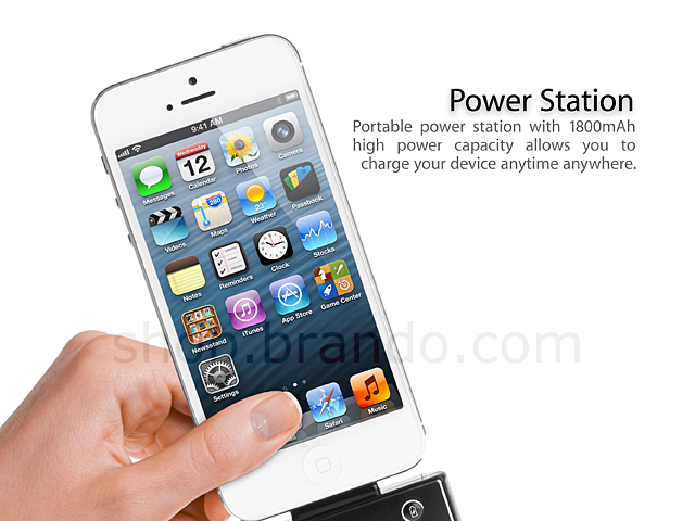 1800mAh Mobile Power Station for iPhone 5 / 5s / 5c