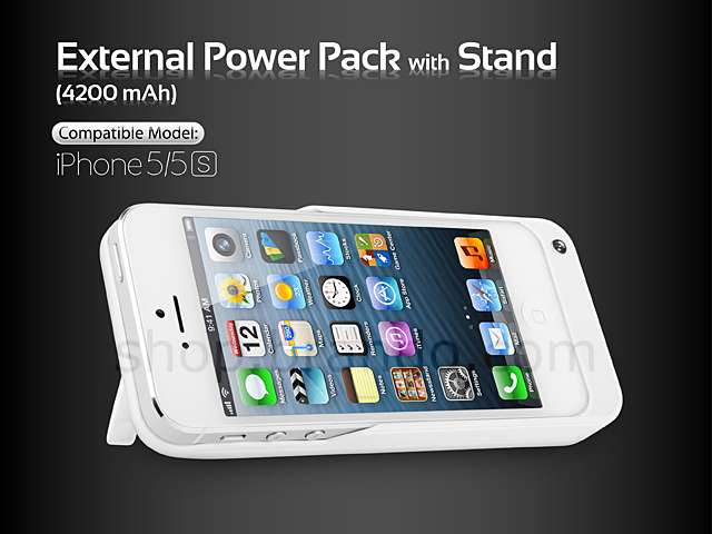 iPhone 5 / 5s / SE  External Power Pack with Stand (4200mAh)