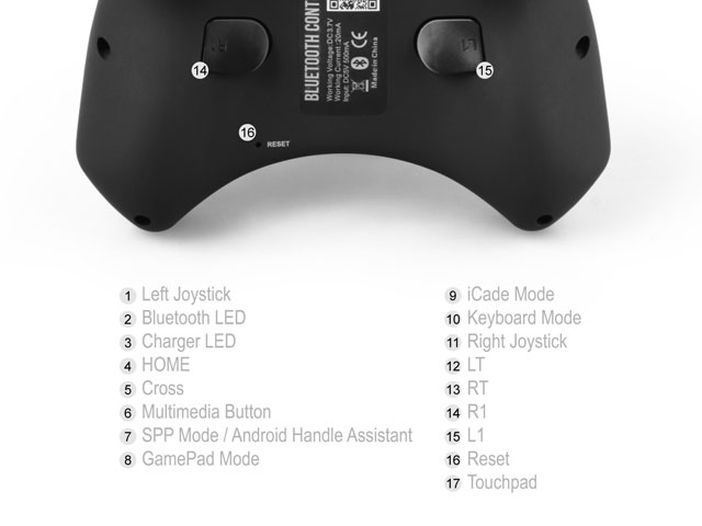 iPega Bluetooth Controller with Touchpad