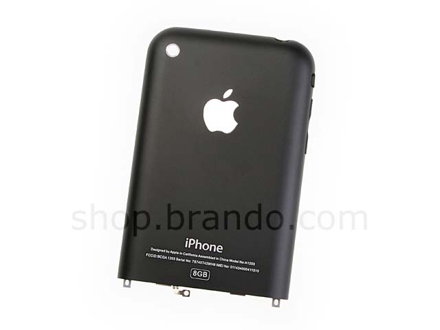 iPhone Replacement Back Cover (with small parts) - Black