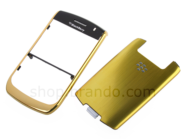 BlackBerry Curve 8900 / 8930 / 9300 Replacement Front & Back Cover - Gold