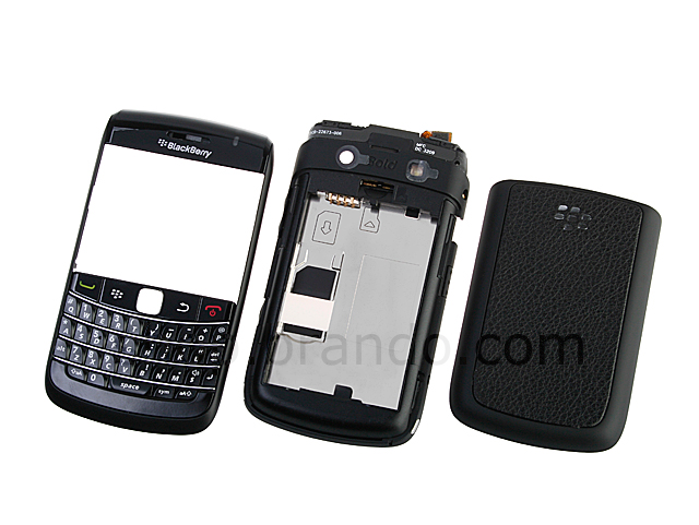 Blackberry Bold 9700 Replacement Housing with Small Parts - Black