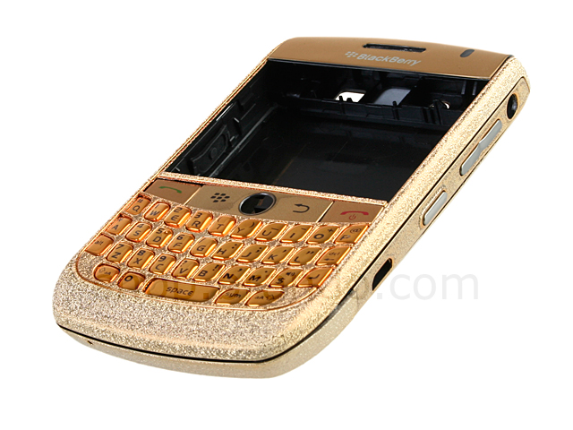 Blackberry Curve 8900 Replacement Housing - Frosted Gold