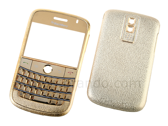 Blackberry Bold 9000 Replacement Housing - Frosted Gold