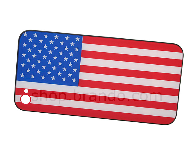 iPhone 4 World Flag Rear Panel - USA