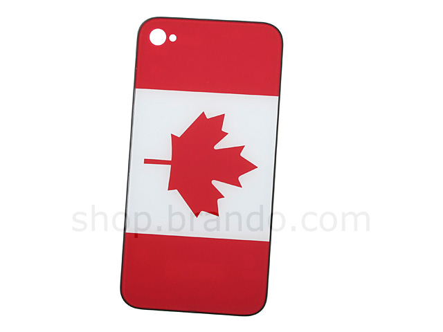 iPhone 4 World Flag Rear Panel - Canada