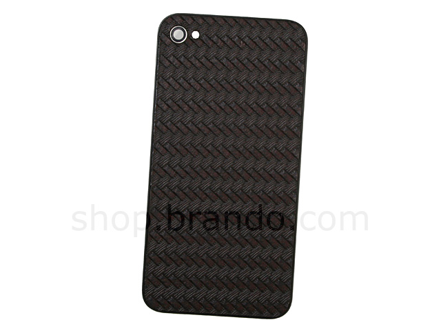 iPhone 4 Woven Leather Rear Panel - Fine