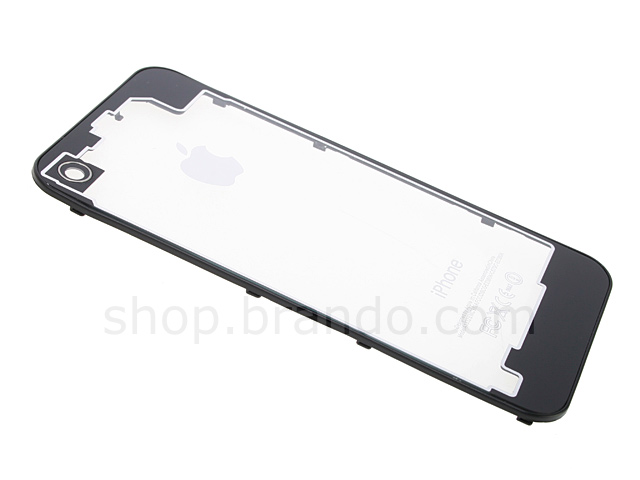 iPhone 4 Transparent Rear Panel - Black