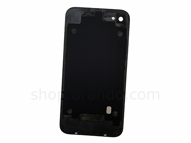 iPhone 4 Metallic PLAIN Rear Panel - Red (Flat)