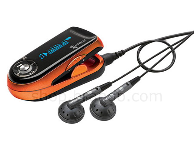Bluetooth Stereo Clip Headset with Built-in FM Radio and OLED Display