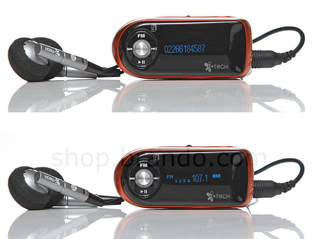 Bluetooth Stereo Clip Headset with Built-in FM Radio and OLED Display