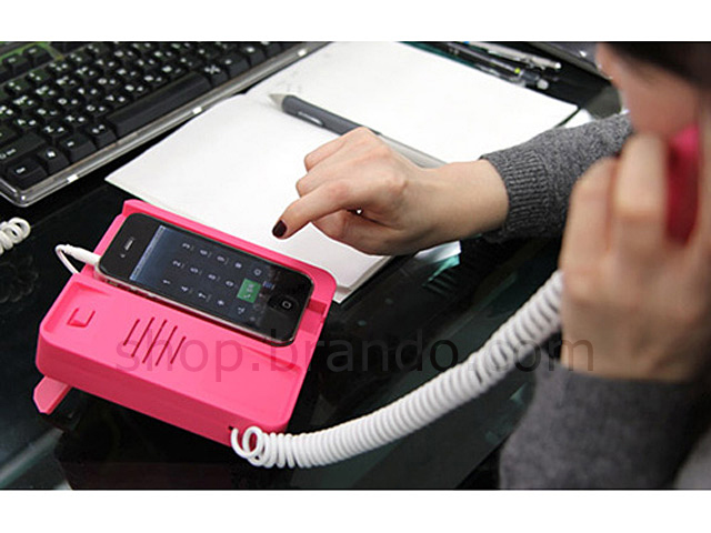 iPhone Stand with Handsets + Handsfree + Charging Holder