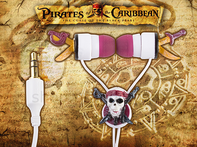 Disney Pirates of The Caribbean Earphone - Sword