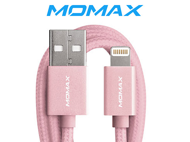 Momax Elite Link - Rose Gold Lightning USB Cable (1M/2M)